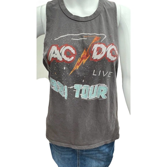 AC/DC Gray Long Sleeve Tee - Picture 2 of 8